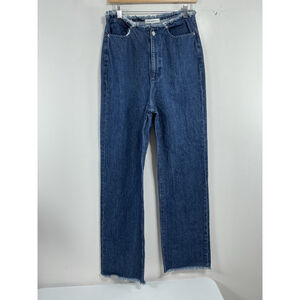 Womans Excellent Condition Weworewhat Frayed Blue Jeans Size 28 0073/Y-2